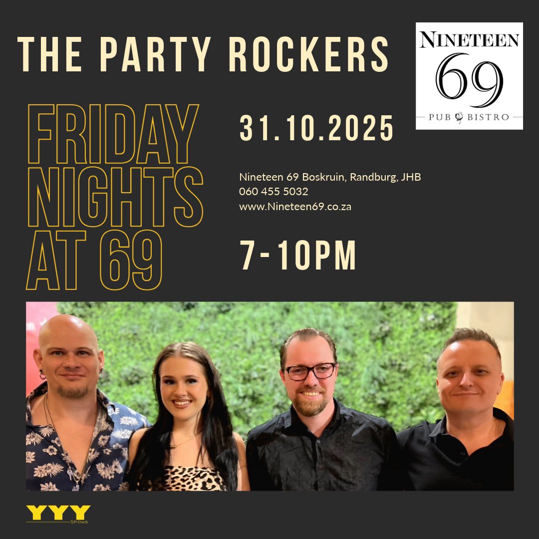 Party Rockers @ Nineteen69 31 Oct