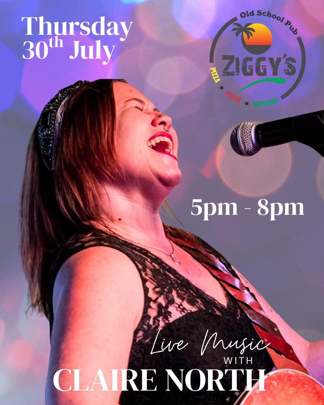 Claire North @ Ziggy's Old School Pub · Gqeberha 30 Jul