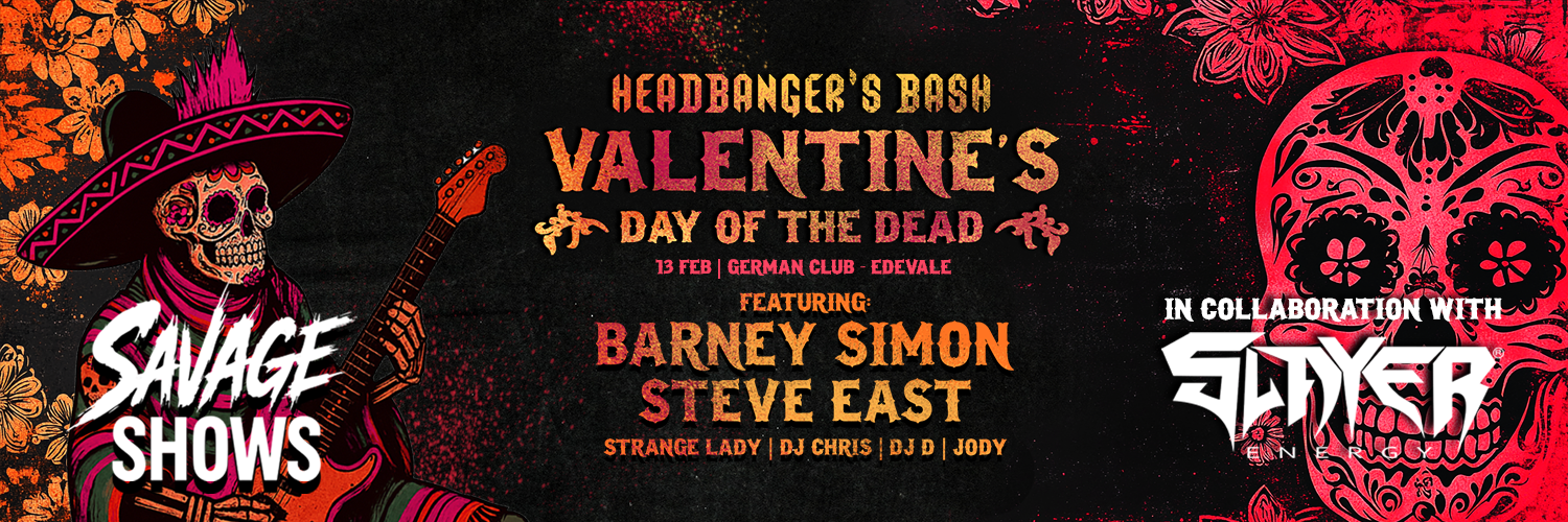 Headbanger's Bash Valentine's Day of the Dead @ The German Club 13 Feb