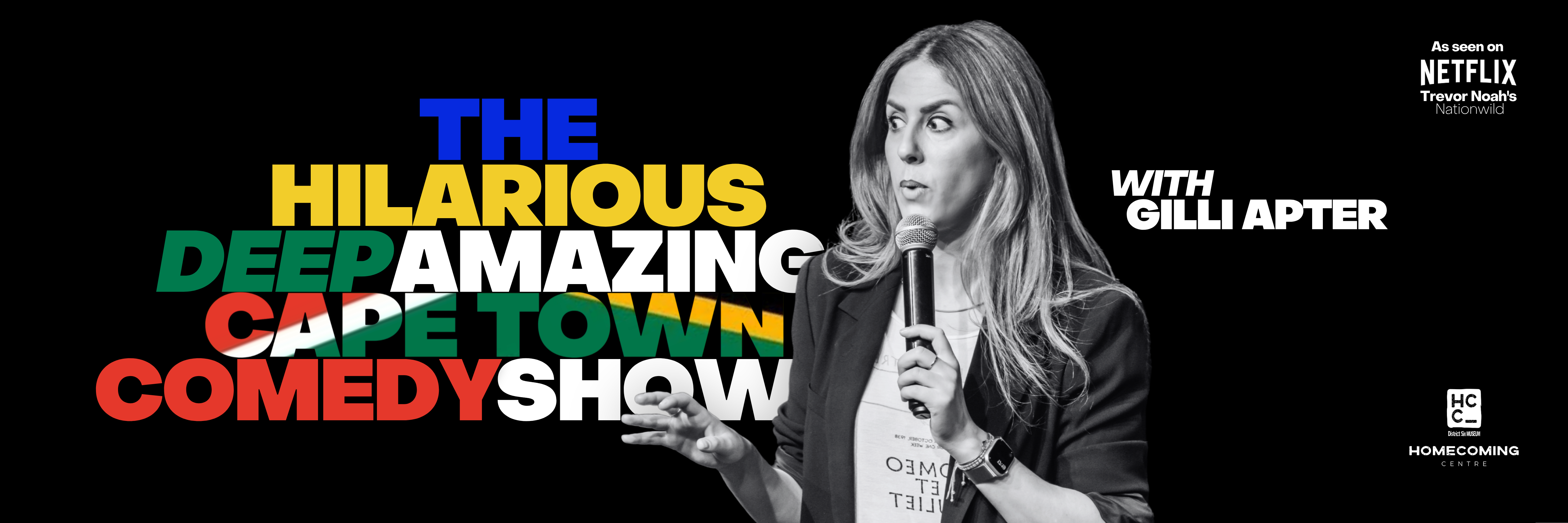 The Hilarious Deep Amazing Cape Town Comedy Show with Gilli Apter