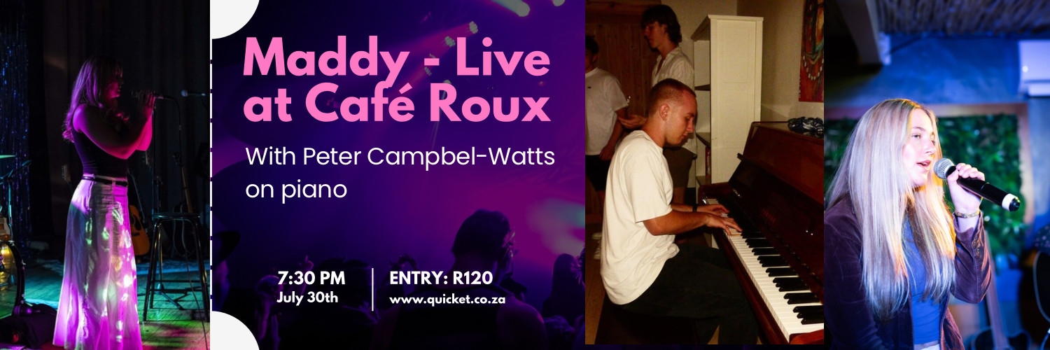 Maddy LIVE! @ café Roux