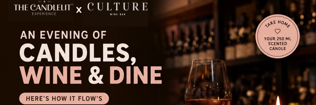 Wine, Wax & Dine: Candle Making Workshop + Dinner