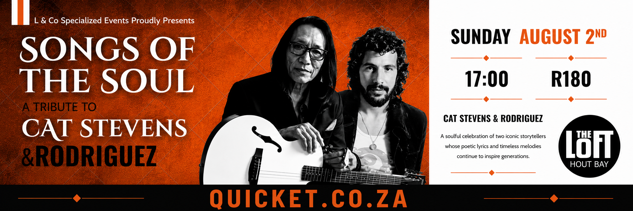 Songs of The Soul - A Cat Stevens Rodriguez Tribute - THE LOFT