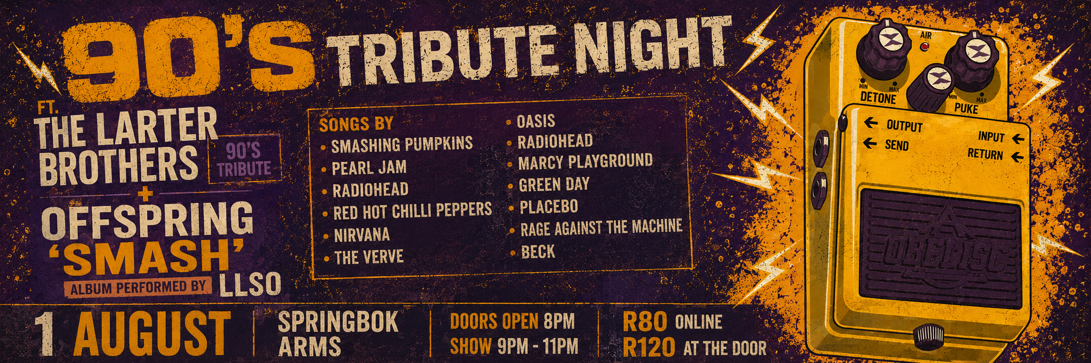 90's Tribute + Offspring 'SMASH' album LIVE at Springbok Arms