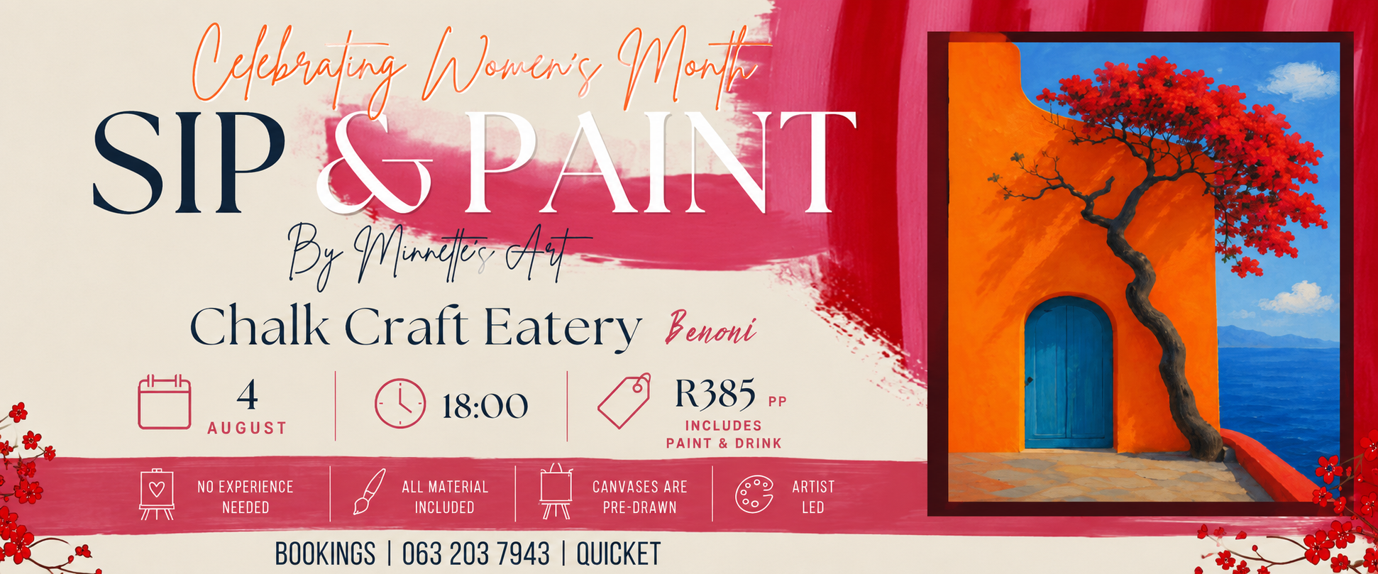 Sip & Paint - Benoni - Women’s Month