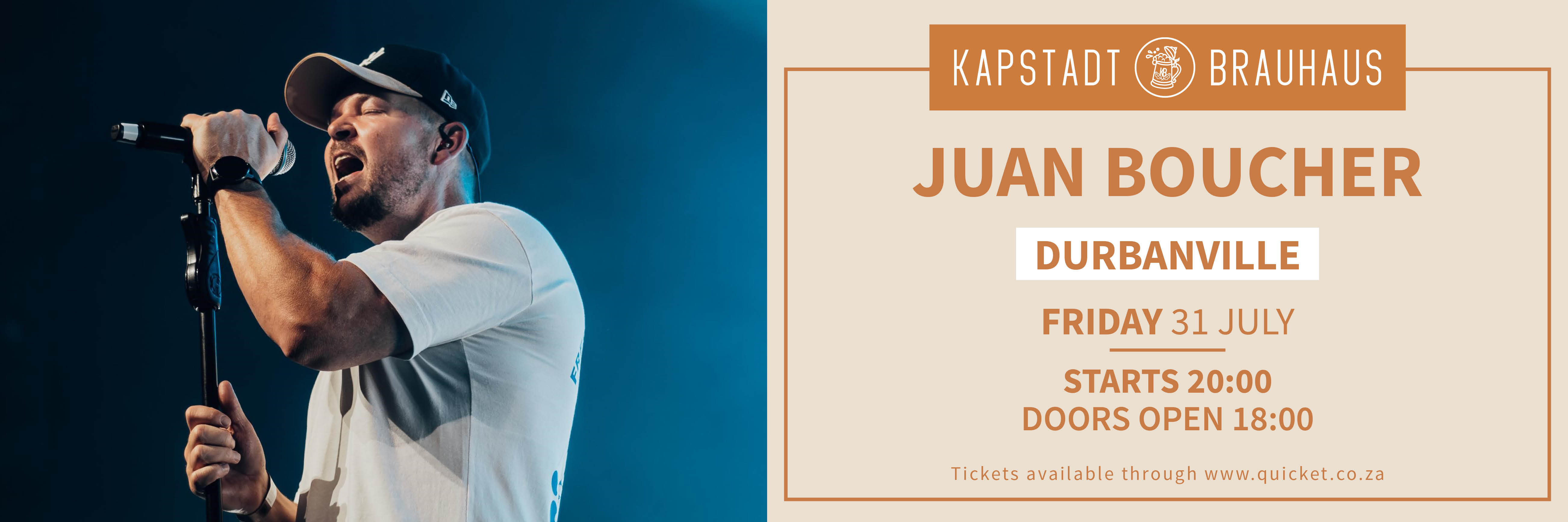 Juan Boucher live by Kapstadt Brauhaus Durbanville