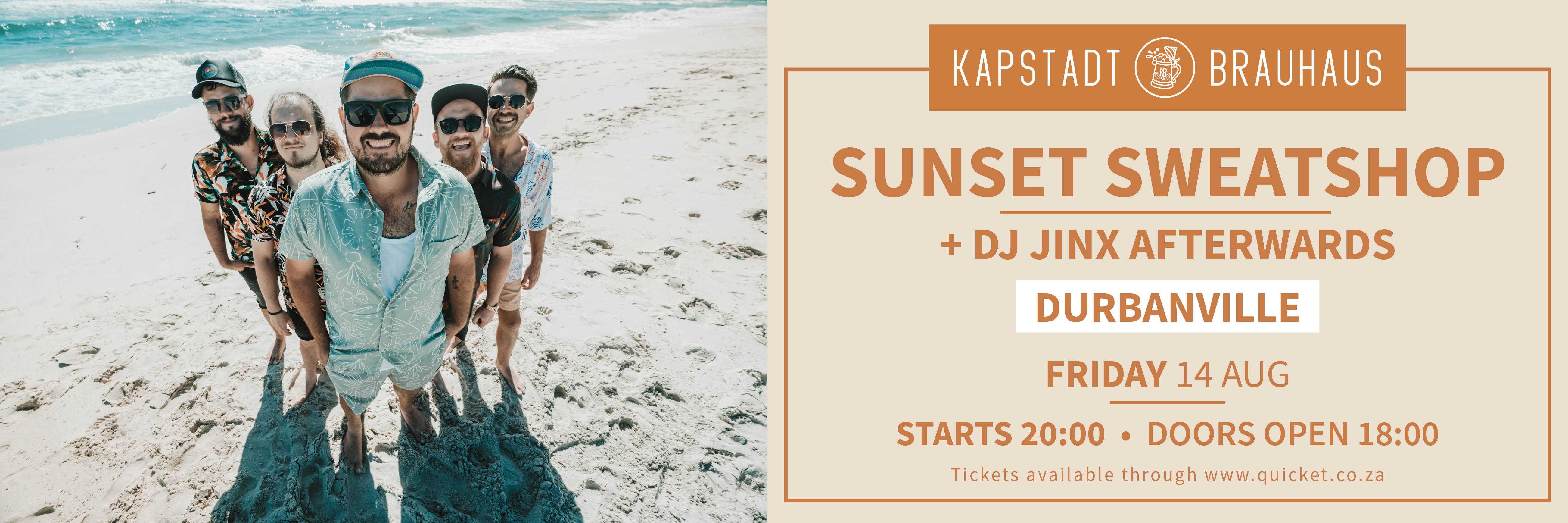 Sunset Sweatshop Live at Kapstadt Brauhaus Durbanville