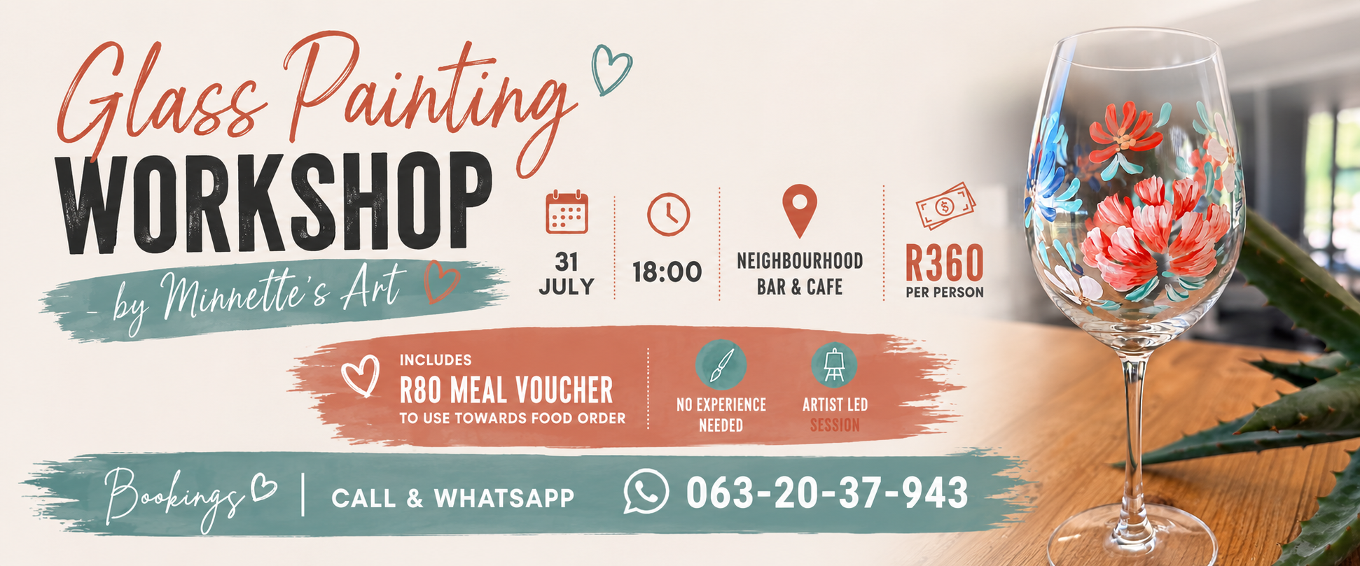 Glass Painting Workshop - Durban North -