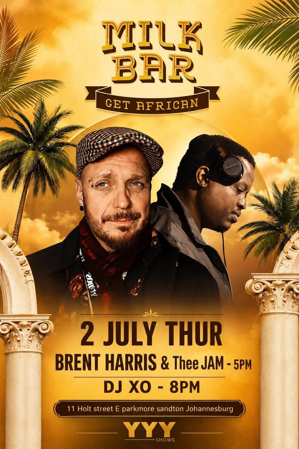 Brent Harris and Thee Jam @ Milk Bar, Parkmore 2 Jul