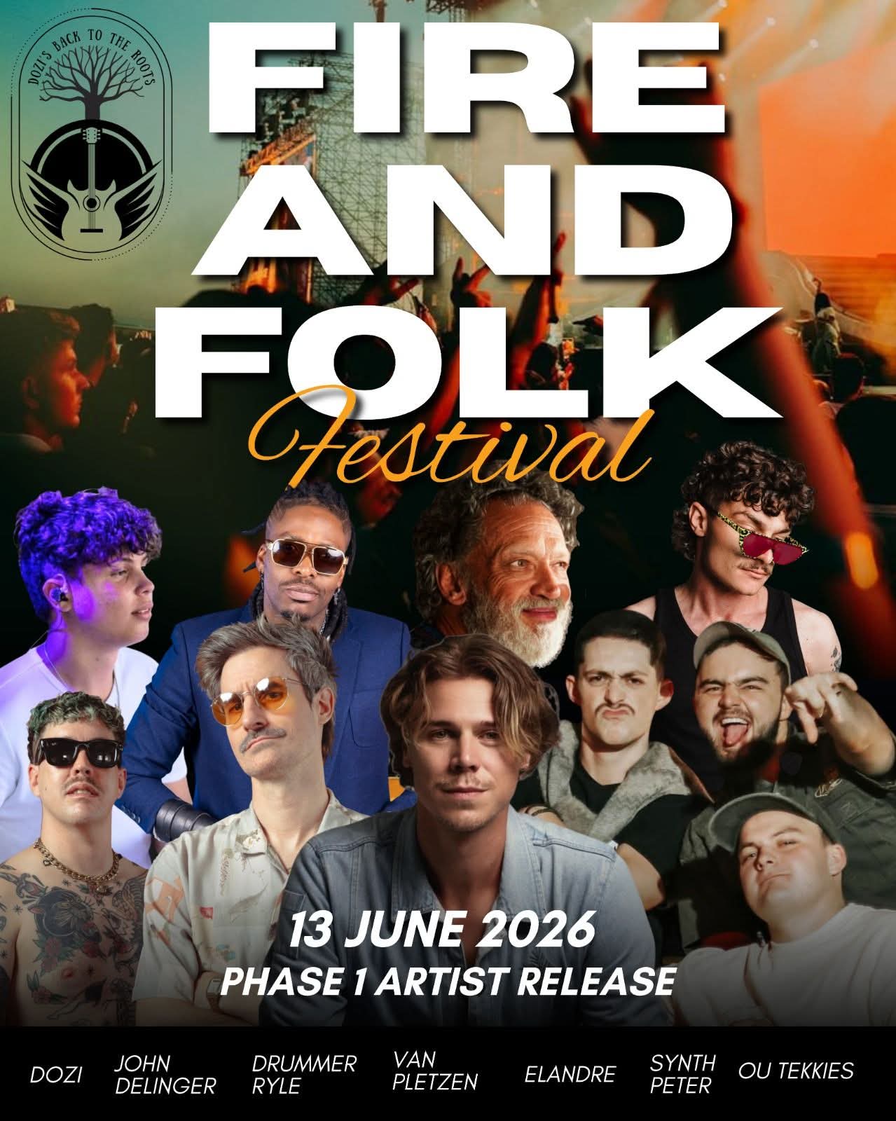 Fire And Folk Festival @ Dozi Back to the Roots 13 June