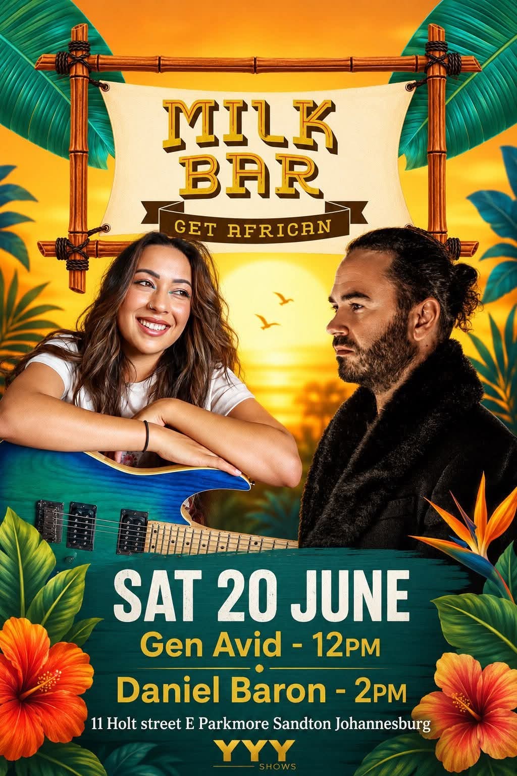 Daniel Baron & Gen Avid @ Milk Bar, 11 Holt street E Parkmore Sandton Johannesburg 20 Jun