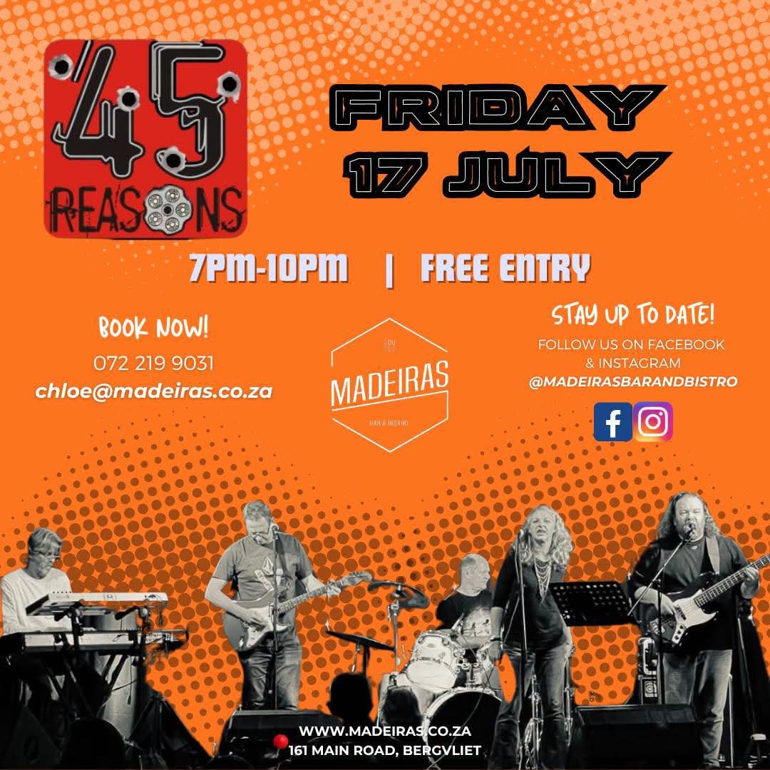 45 Reasons @ Maderas Bar & Bistro 17 Jul