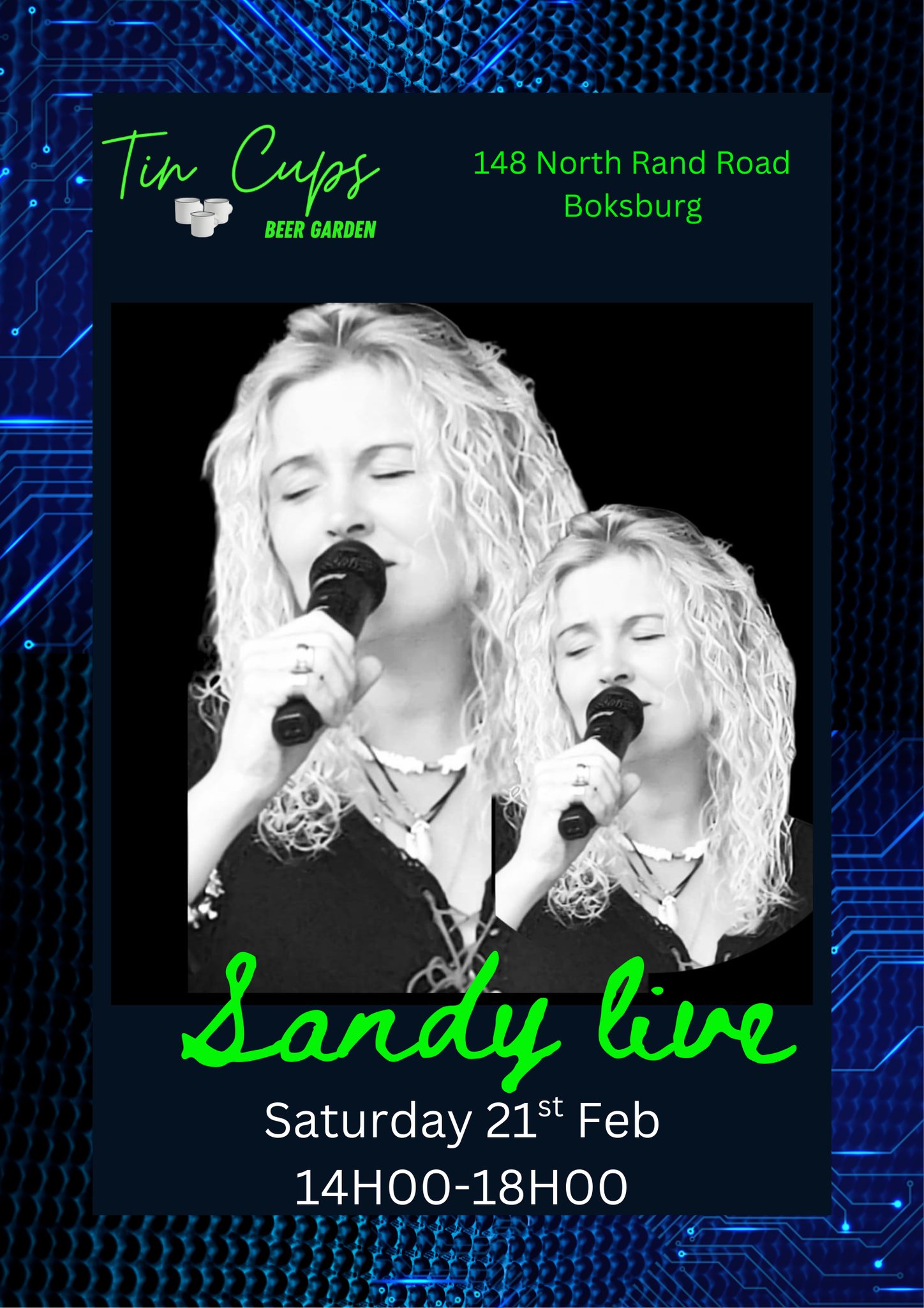 Sandy Live @ Tin Cups 21 Feb