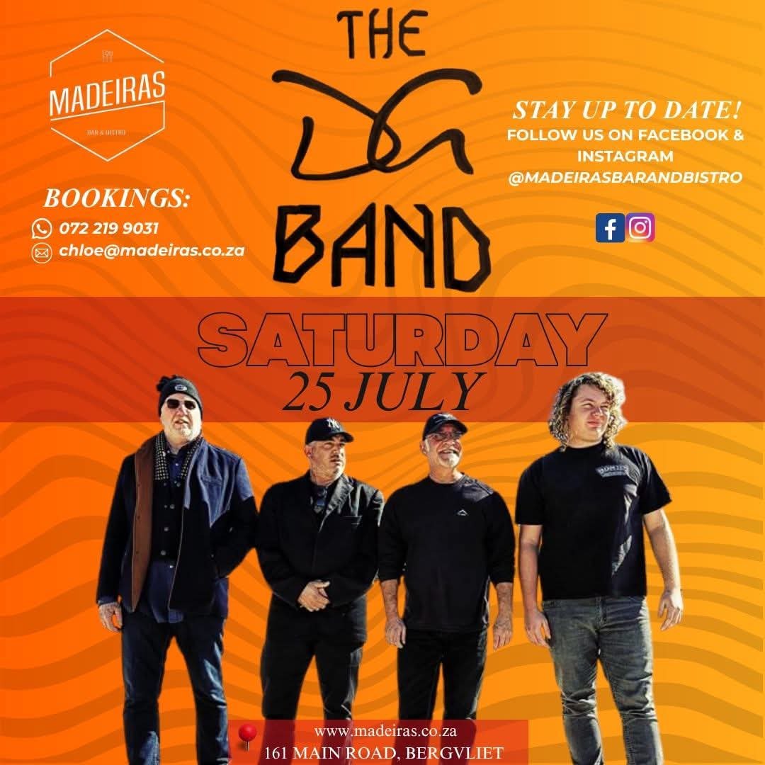 The DG Band @ Madeiras Bar & Bistro · Cape Town 25 Jul