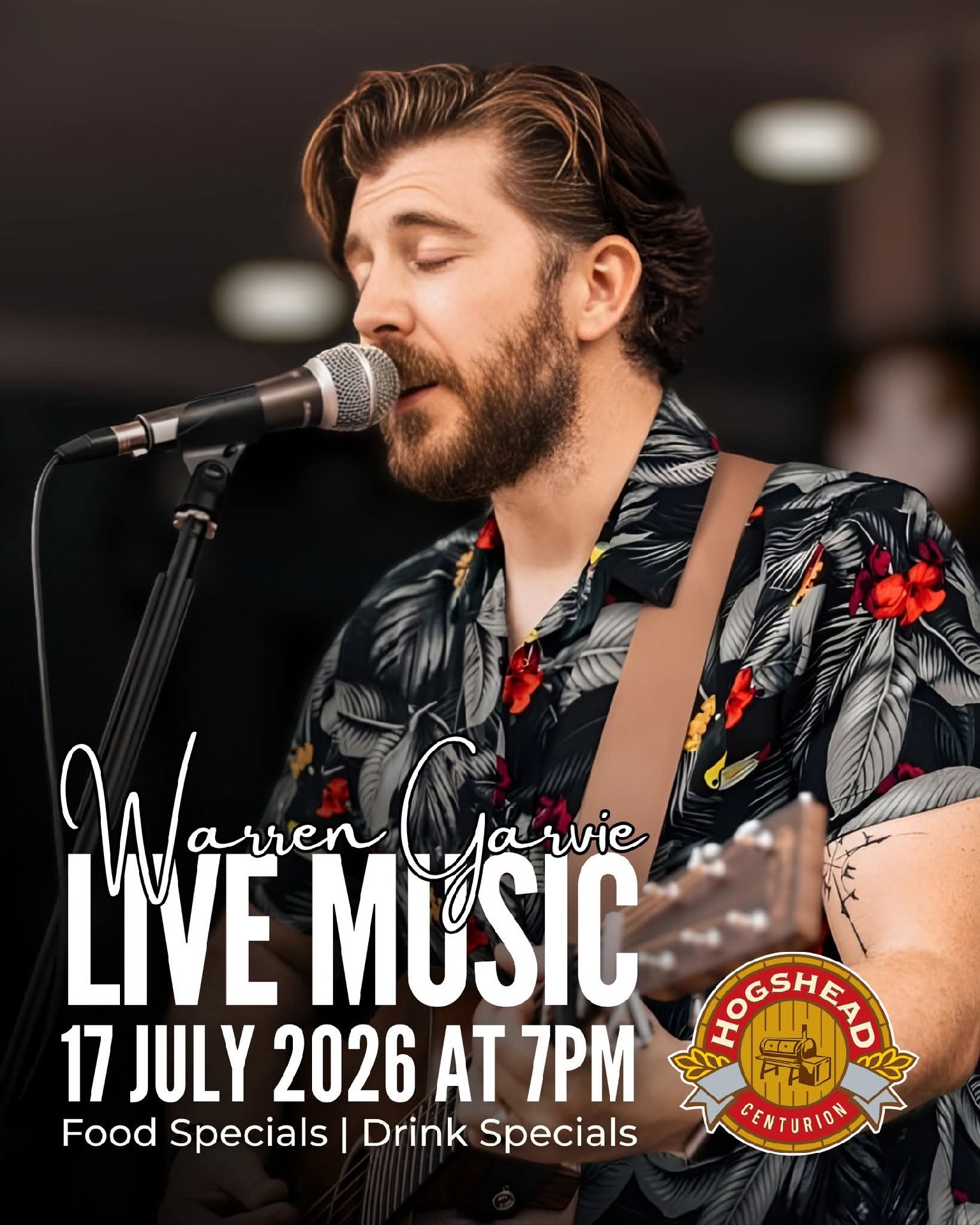 Warren Garvie @ Hogshead Centurion 17 Jul