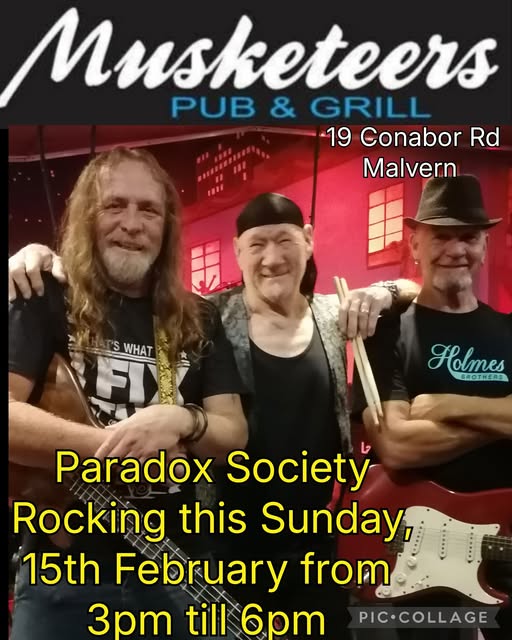 Paradox Society @ Muskateers 15 Feb