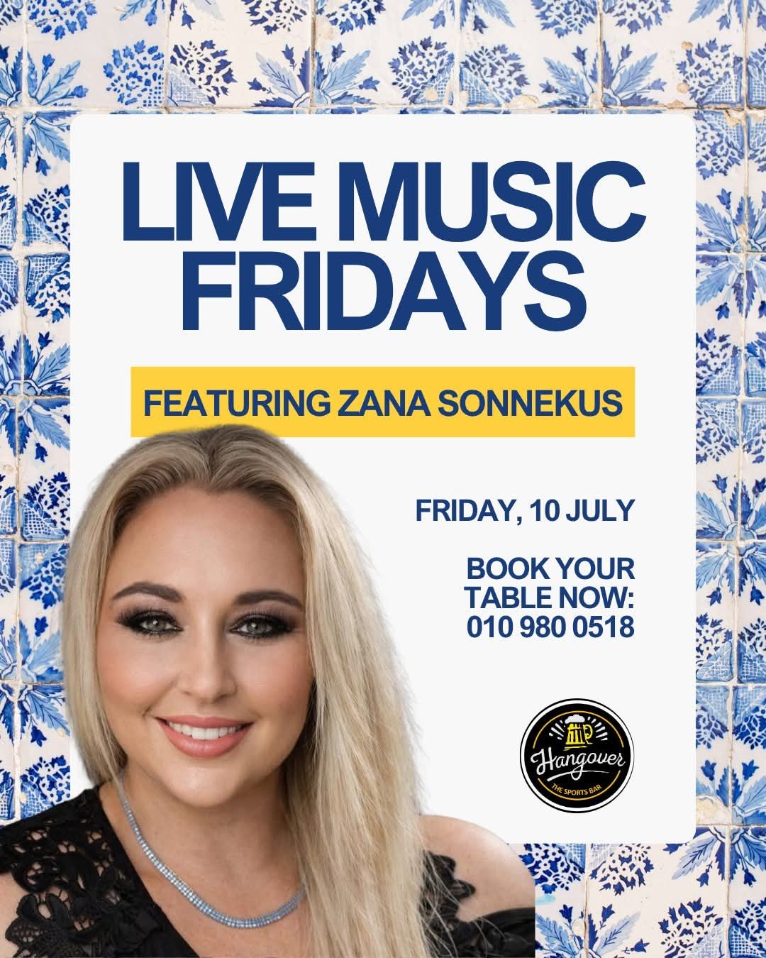 Zana Sonnekus @ Hangover The Sports Bar 10 Jul