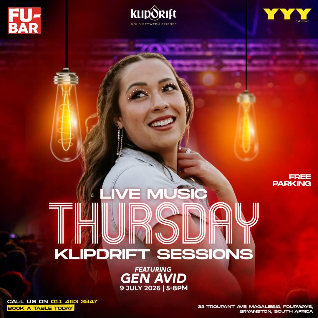 Gen Avid @ Fu-Bar · Sandton 9 Jul