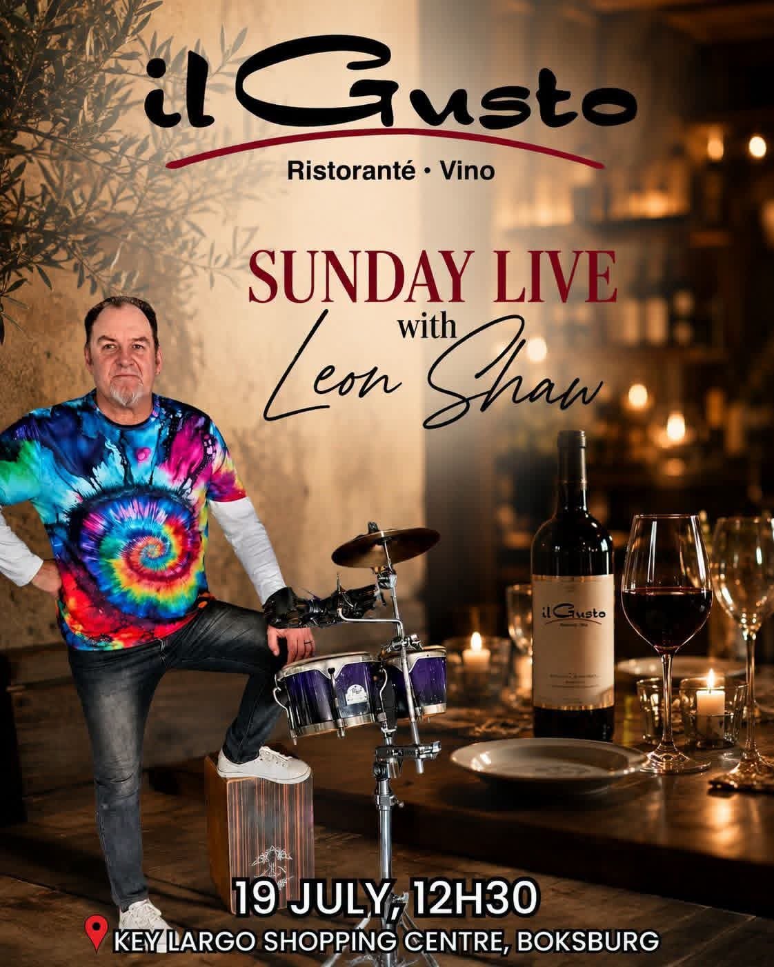 Leon Shaw Syndicate @ il Gusto Ristorante Vino 19 Jul