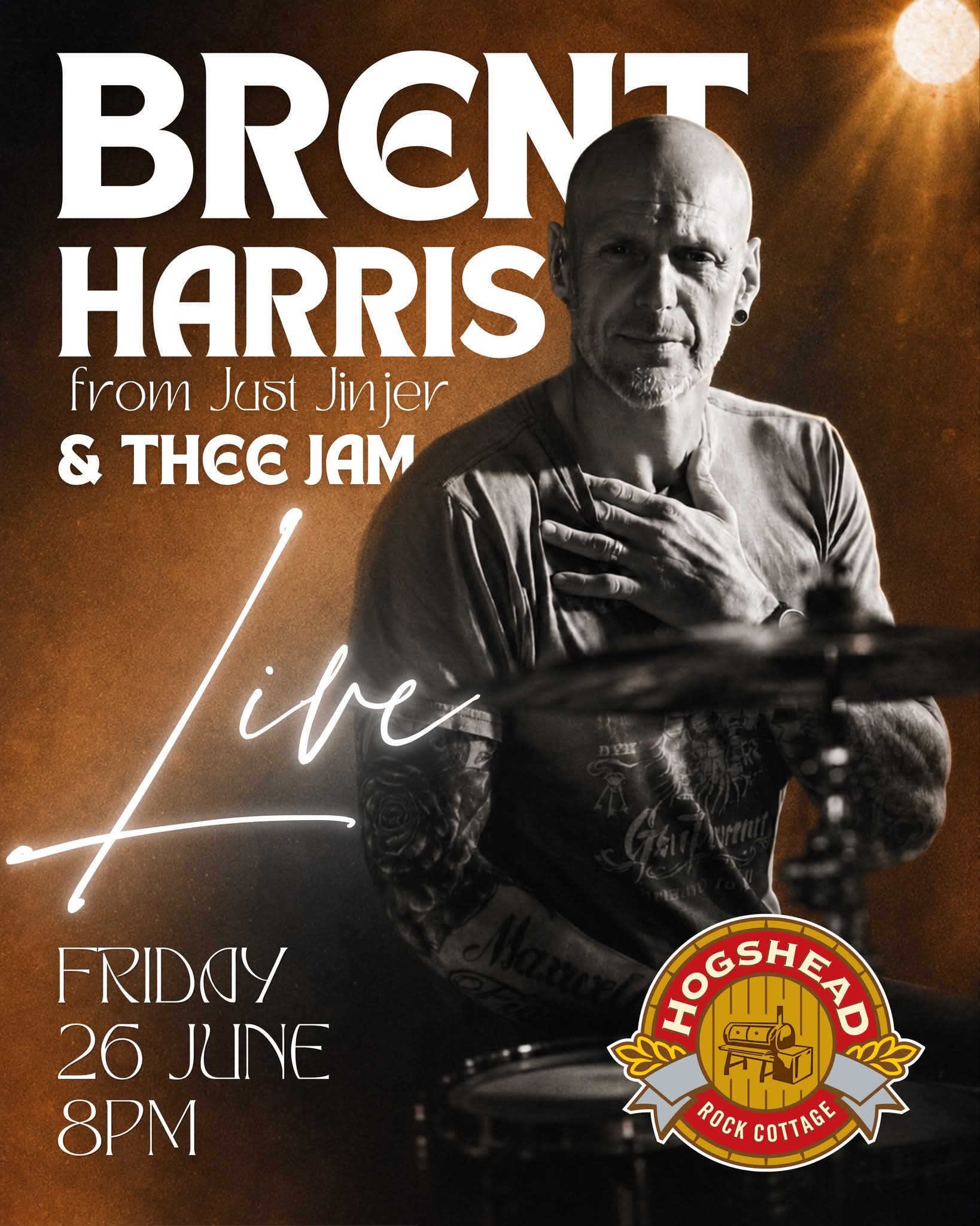 Brent Harris and Thee Jam @ Hogshead Rock Cottage 26 Jun