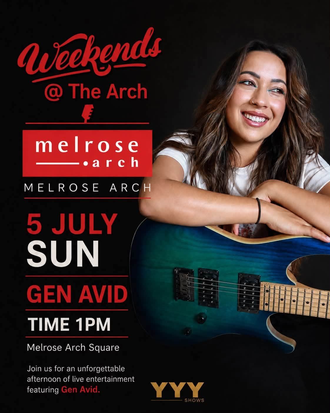 Gen Avid @ Melrose Arch Square 5 Jul