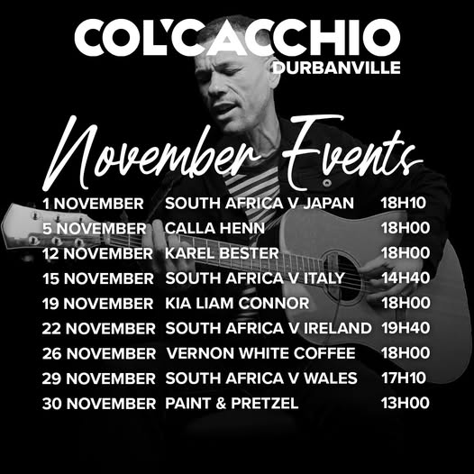 Karel Bester @ Col'Cacchio Durbanville 12 Nov