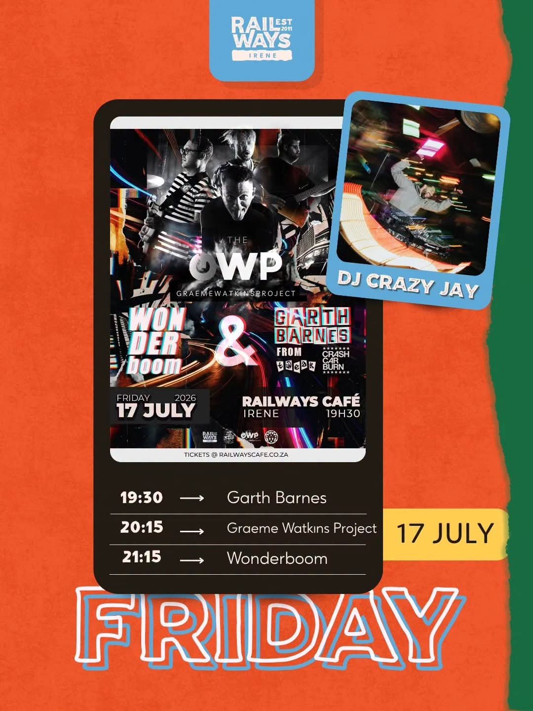 Graeme Watkins @ Railways Cafe Irene 17 Jul