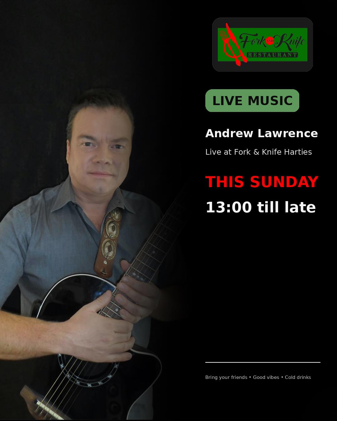Andrew Lawrence @ Fork & Knife 1 Feb