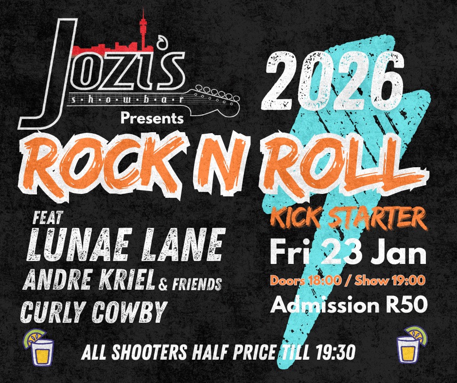 2026 Rock n Roll Kickstarter  @ Jozi's Showbar 23 Jan - Image 1