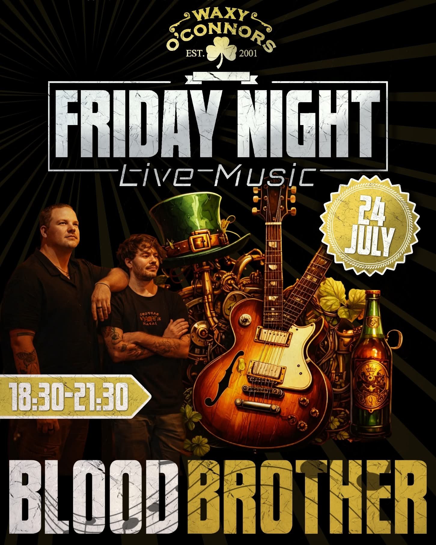 Bloodbrother @ Waxy O'Connors 24 Jul