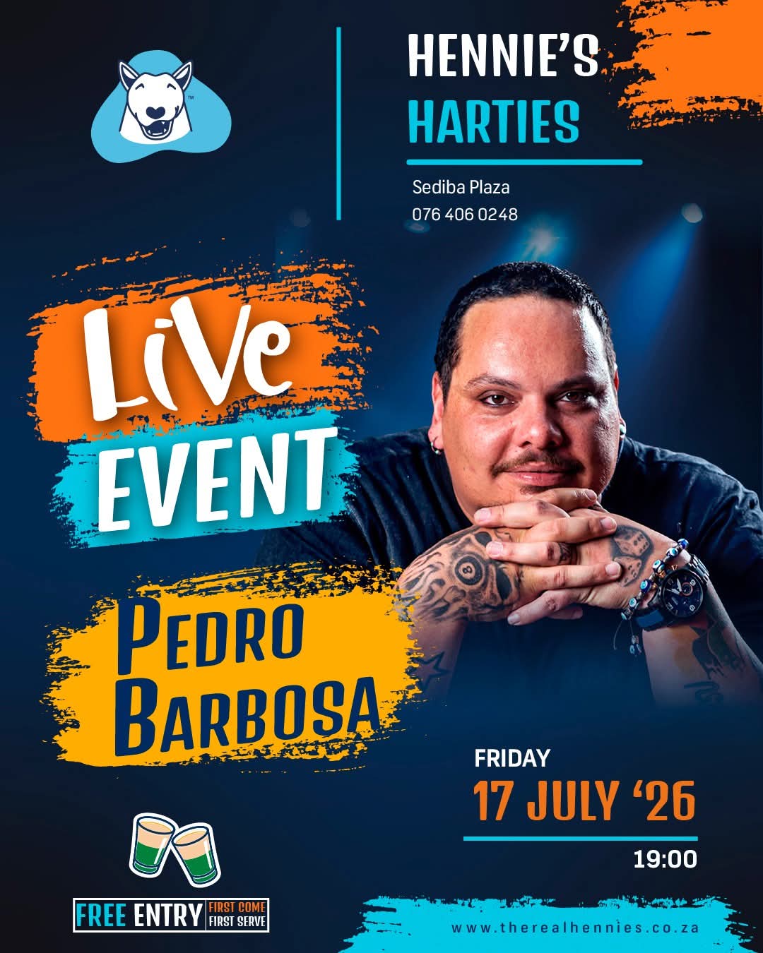 Pedro Barbosa @ Hennie's Harties 17 July - Image 1