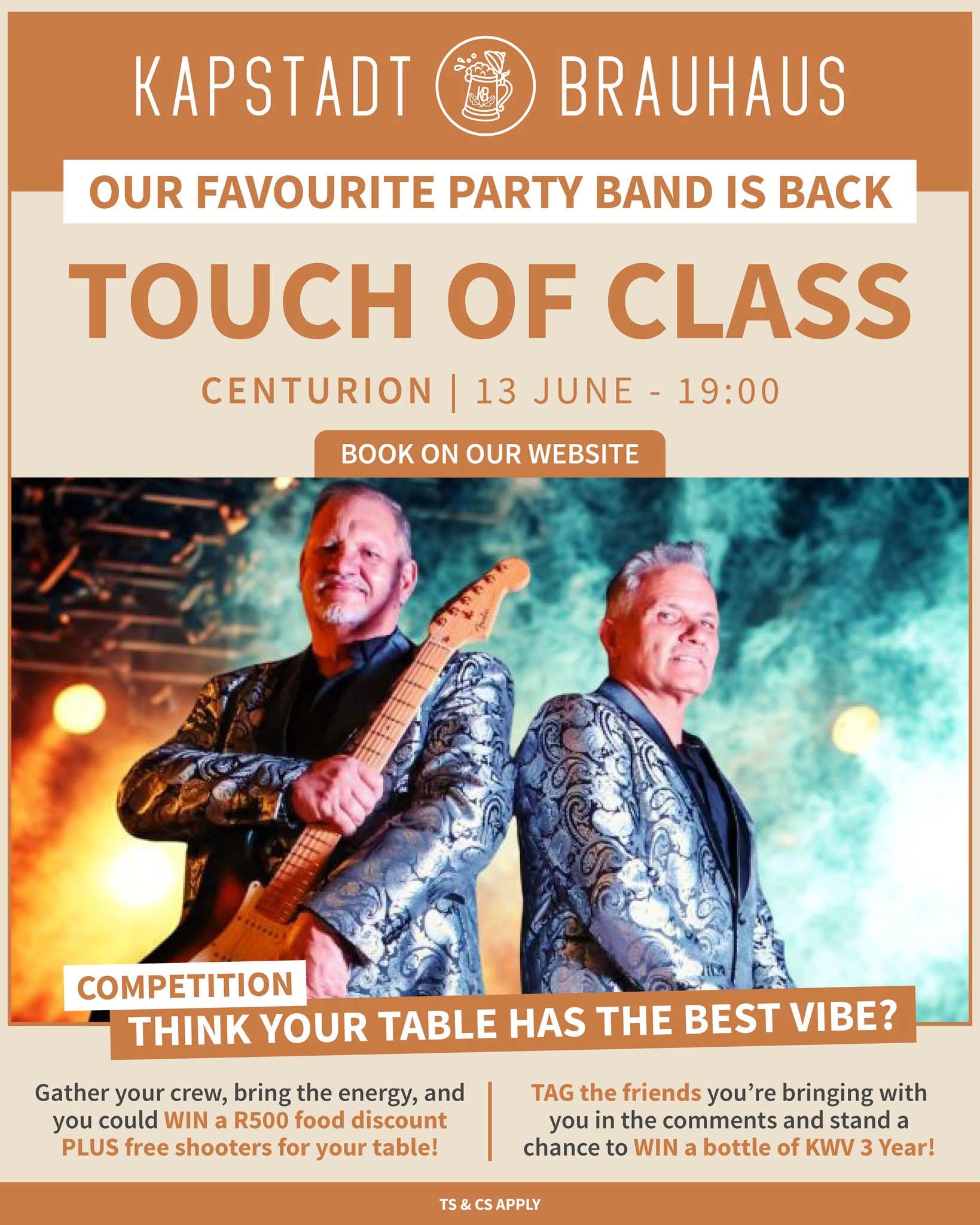 Touch of Class @ Kaapstadt Brauhaus 13 June