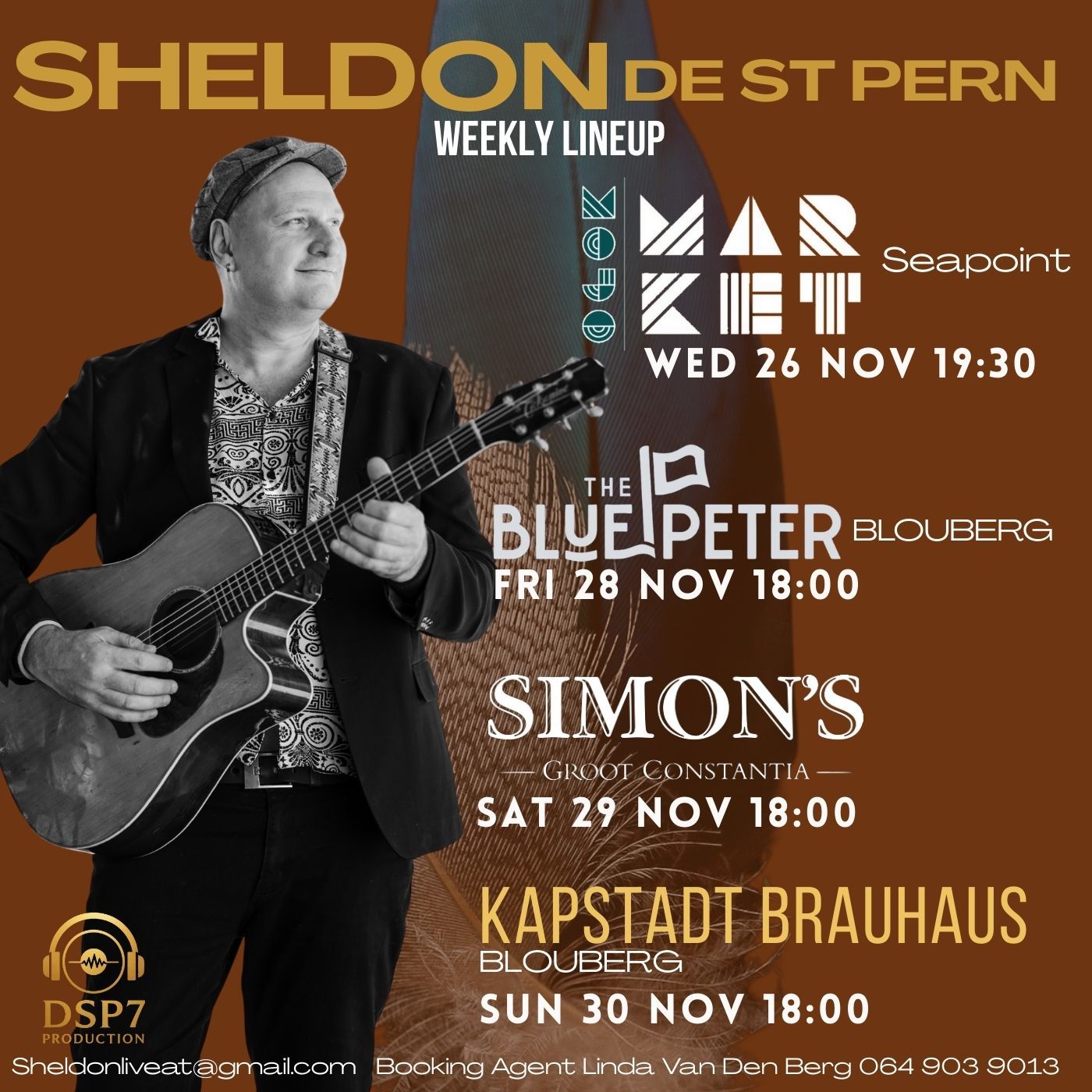 Sheldon De St Pern @ Blue Peter 28 Nov