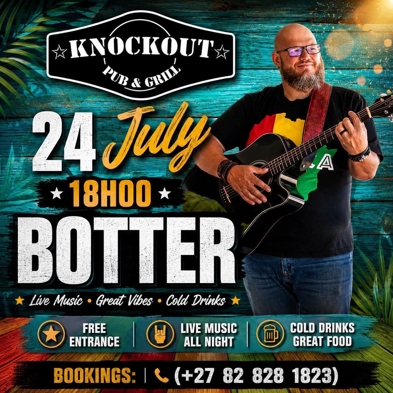 Botter @ Knockout Pub & Grill, Vanderbijlpark · Vanderbijlpark 24 Jul