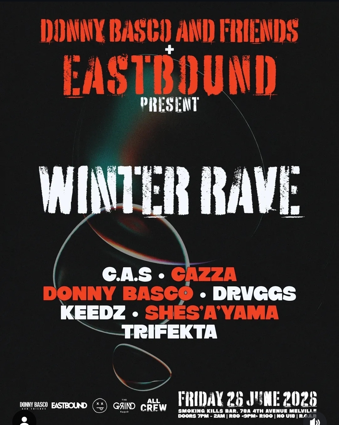 Winter Rave @ Smoking Kills Bar 26 Jun