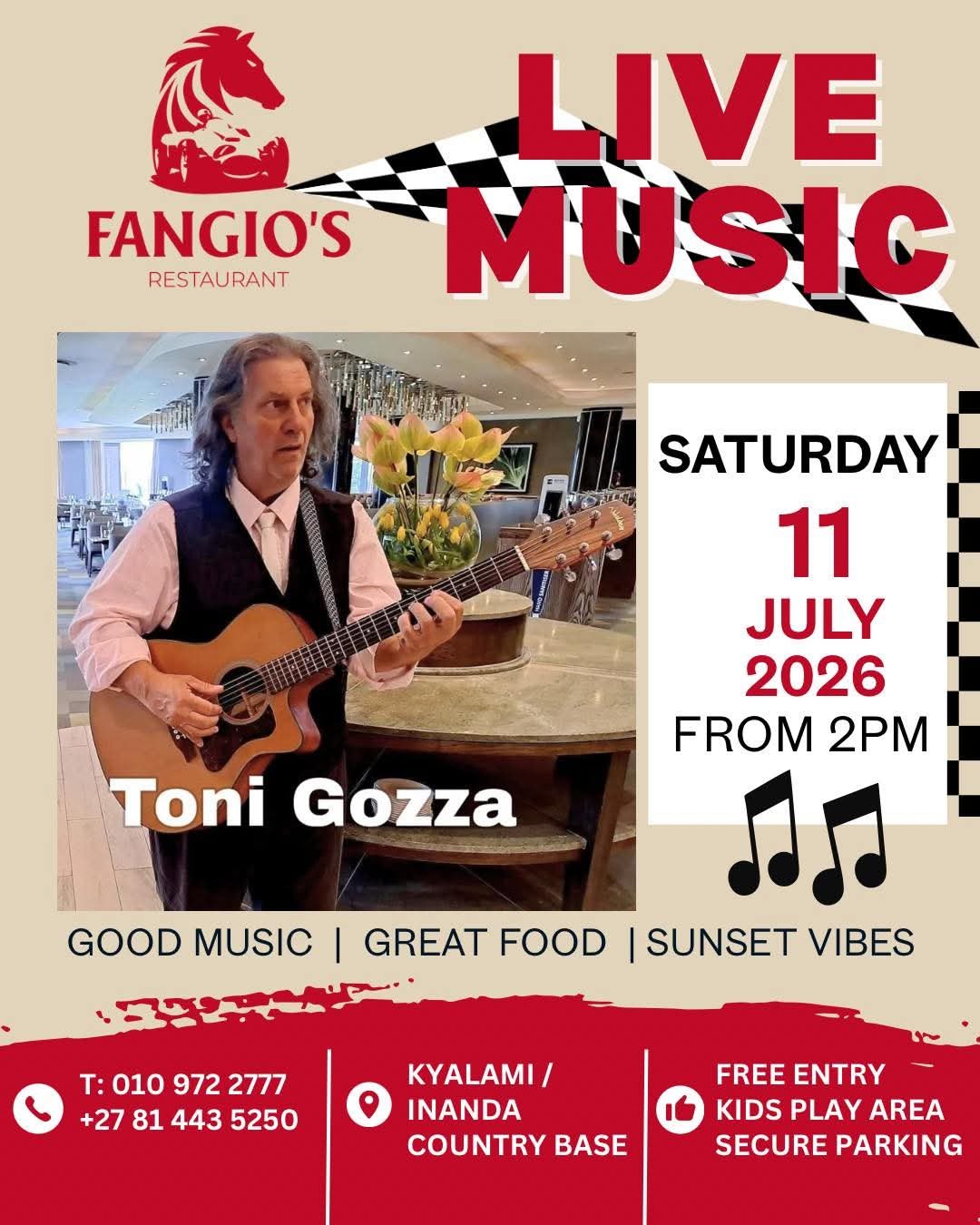 Toni Gozza @ Fangios 11 Jul