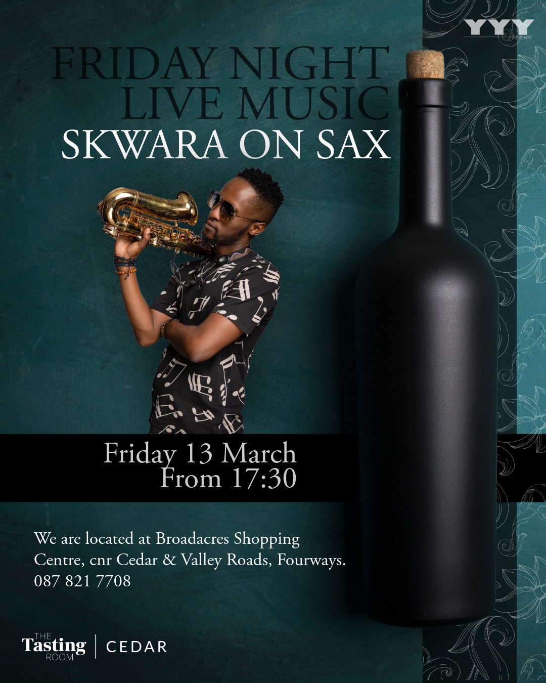 Skwara on Sax @ The Tasting Room 13 March 17:30
