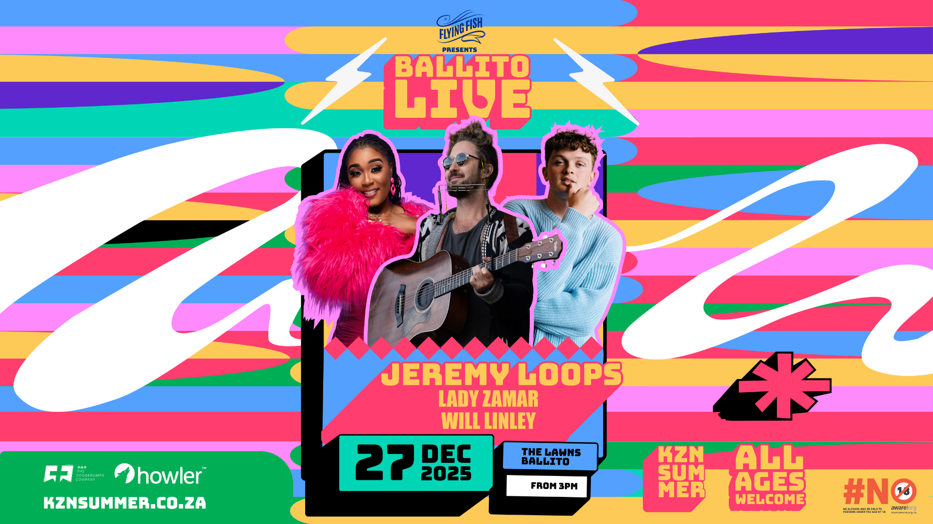 Jeremy Loops Live @ The Lawns, Ballito 27 Dec - Image 1