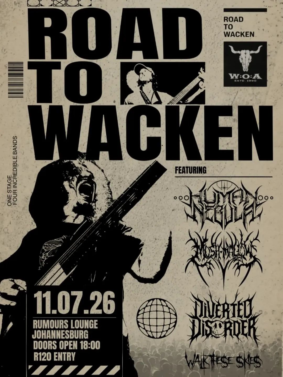Road to Wacken @ Rumours 7 Nov