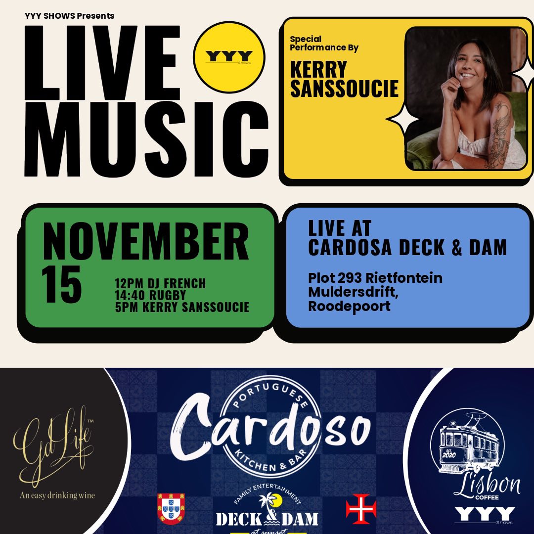 Kerry Sanssoucie & DJ French @ Cardosa Deck & Dam 15 Nov