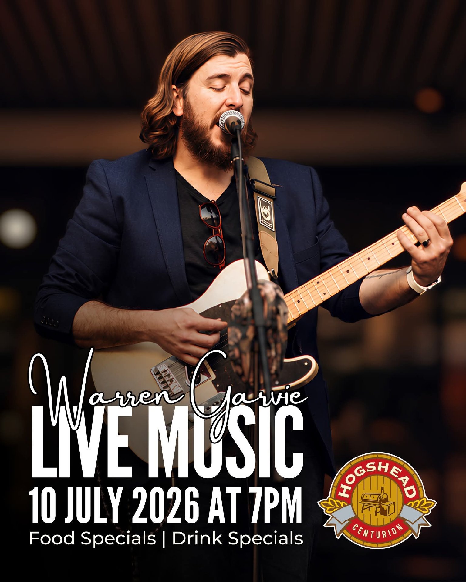 Warren Garvie @ Hogshead Centurion 10 Jul