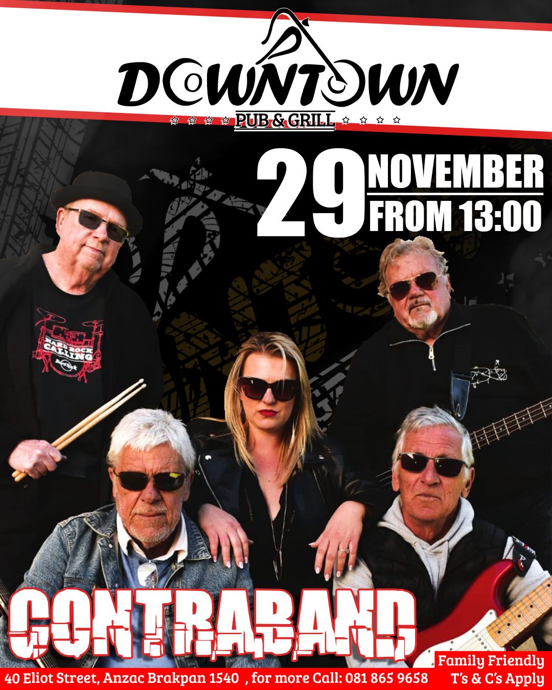 Contraband @ Downtown Pub & Grill  29 Nov - Image 1