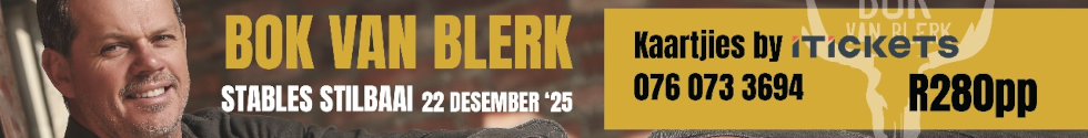 Bok van Blerk @ The Stables, Stilbaai 22 Dec - Image 1