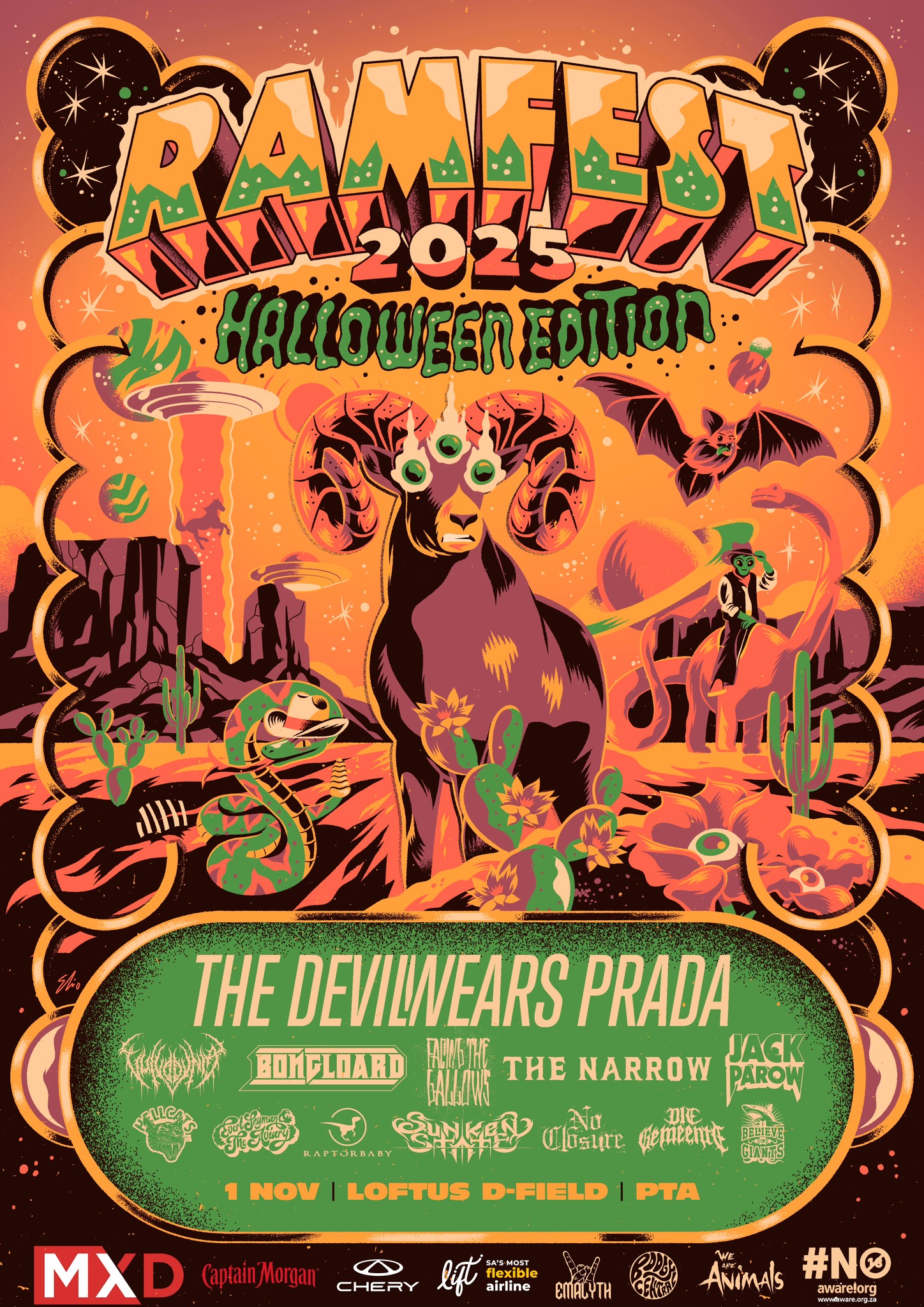 RAMFEST x HALLOWEEN 2025 Pretoria @ Loftus D Field 1 Nov