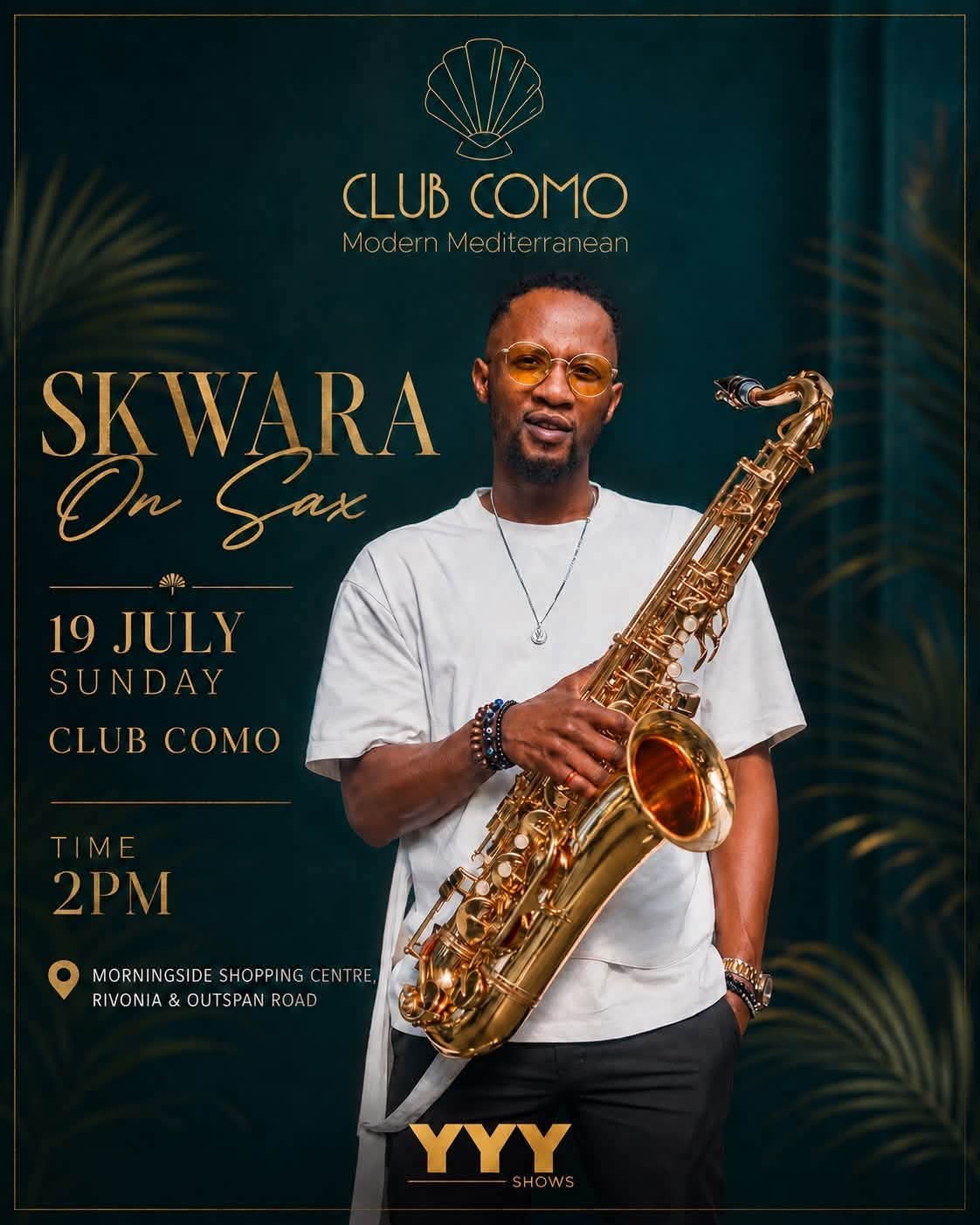 Skwara on Sax @ Club Como | Neighbourhood Square 19 Jul