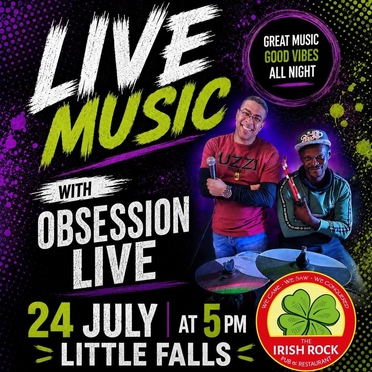 Obsession Live @ The Irish Rock Pub & Restaurant 24 Jul