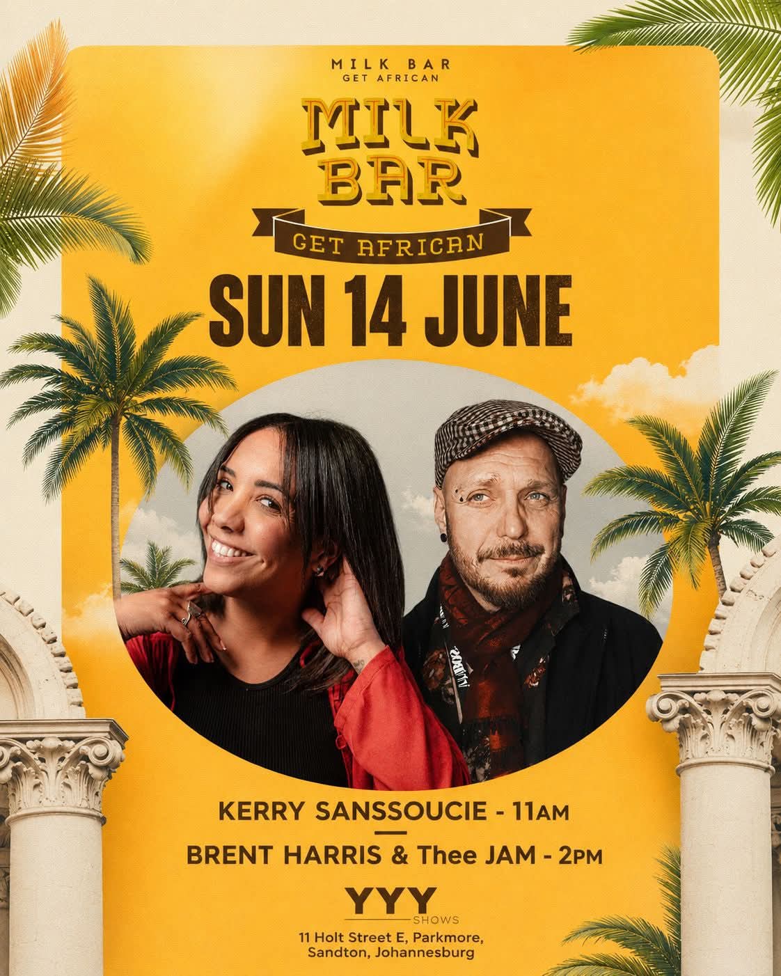 Kerry Sanssoucie, Brent Harris & Thee Jam @ Milk Bar, 11 Holt Street E, Parkmore, Sandton, Johannesburg 14 Jun