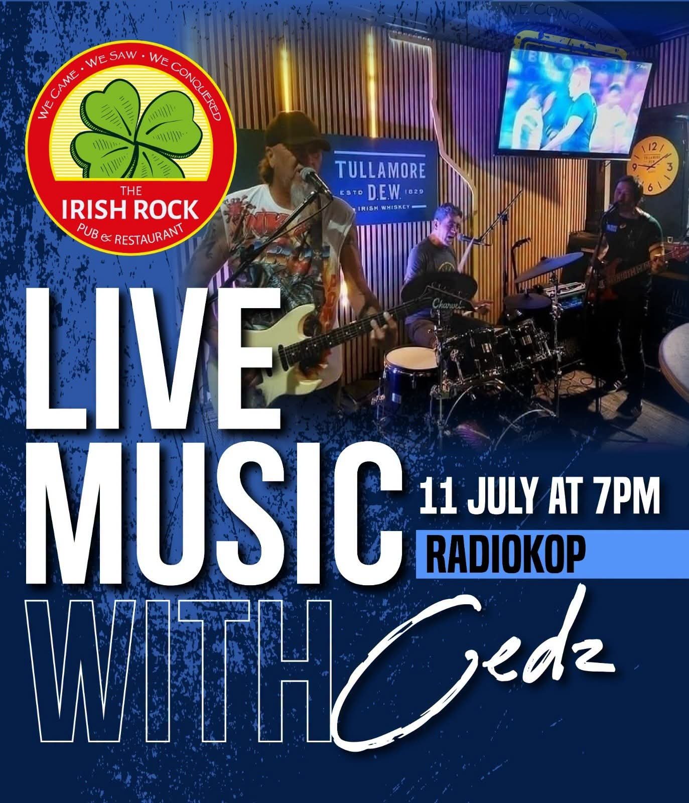 Cedz @ The Irish Rock Radiokop 11 Jul