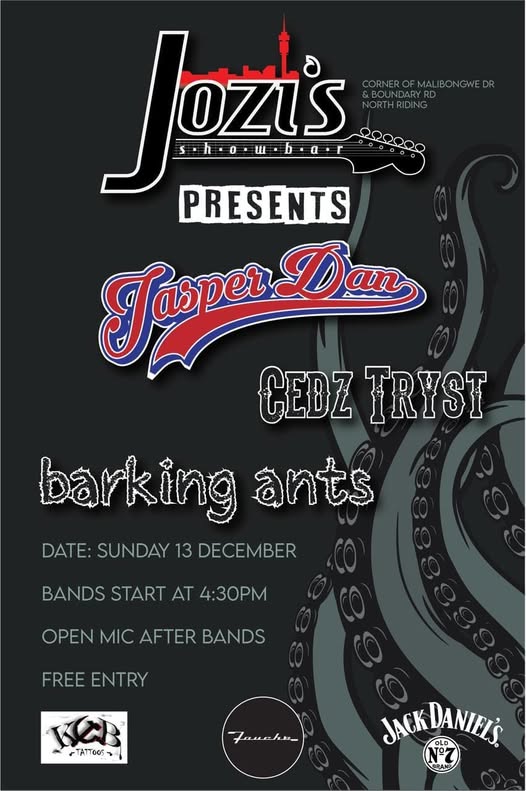 Jasper Dan @ Jozi's Showbar 13 Dec - Image 1