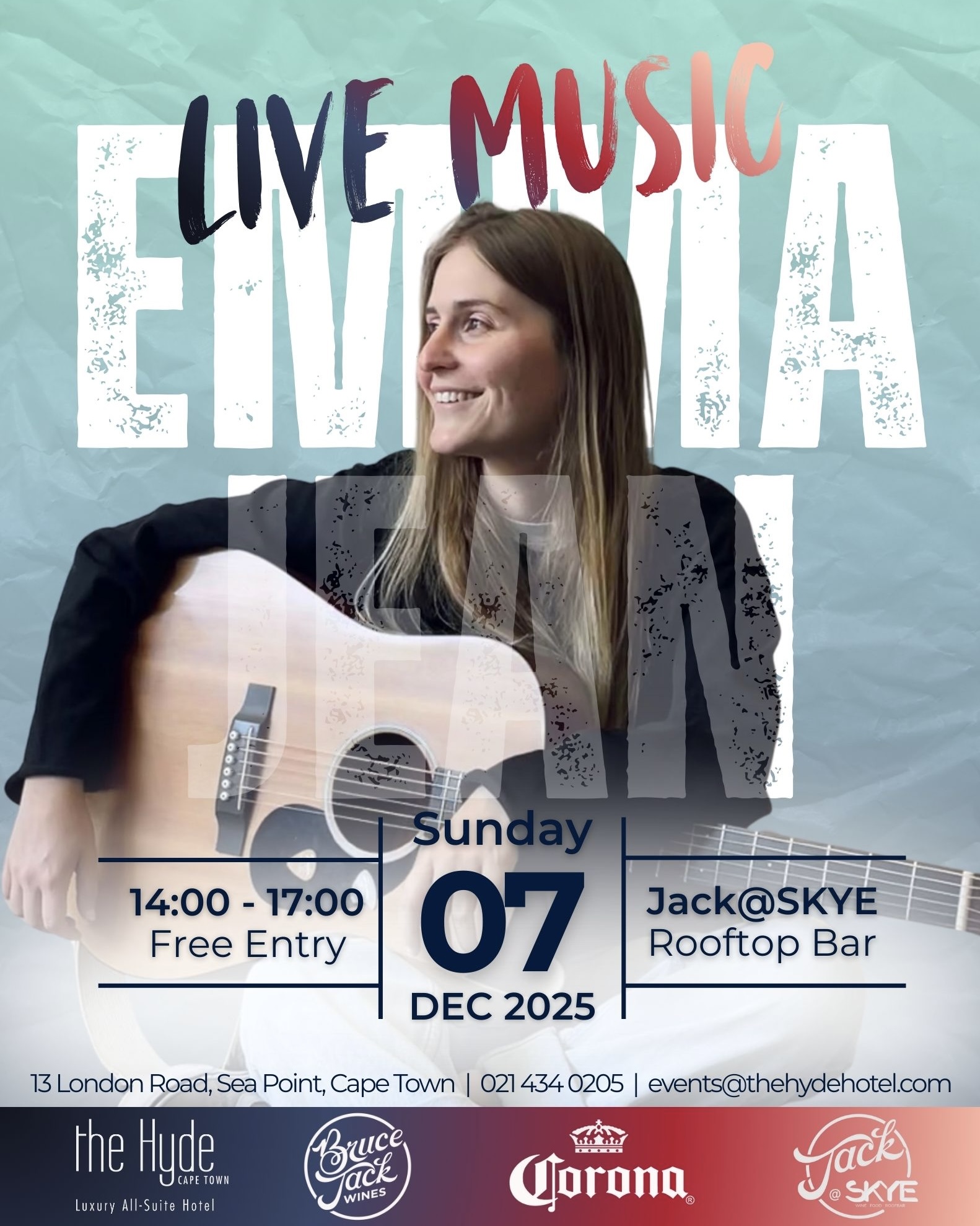 Hannah Ray @ Jack at SKYE Rooftop Bar 21 Dec